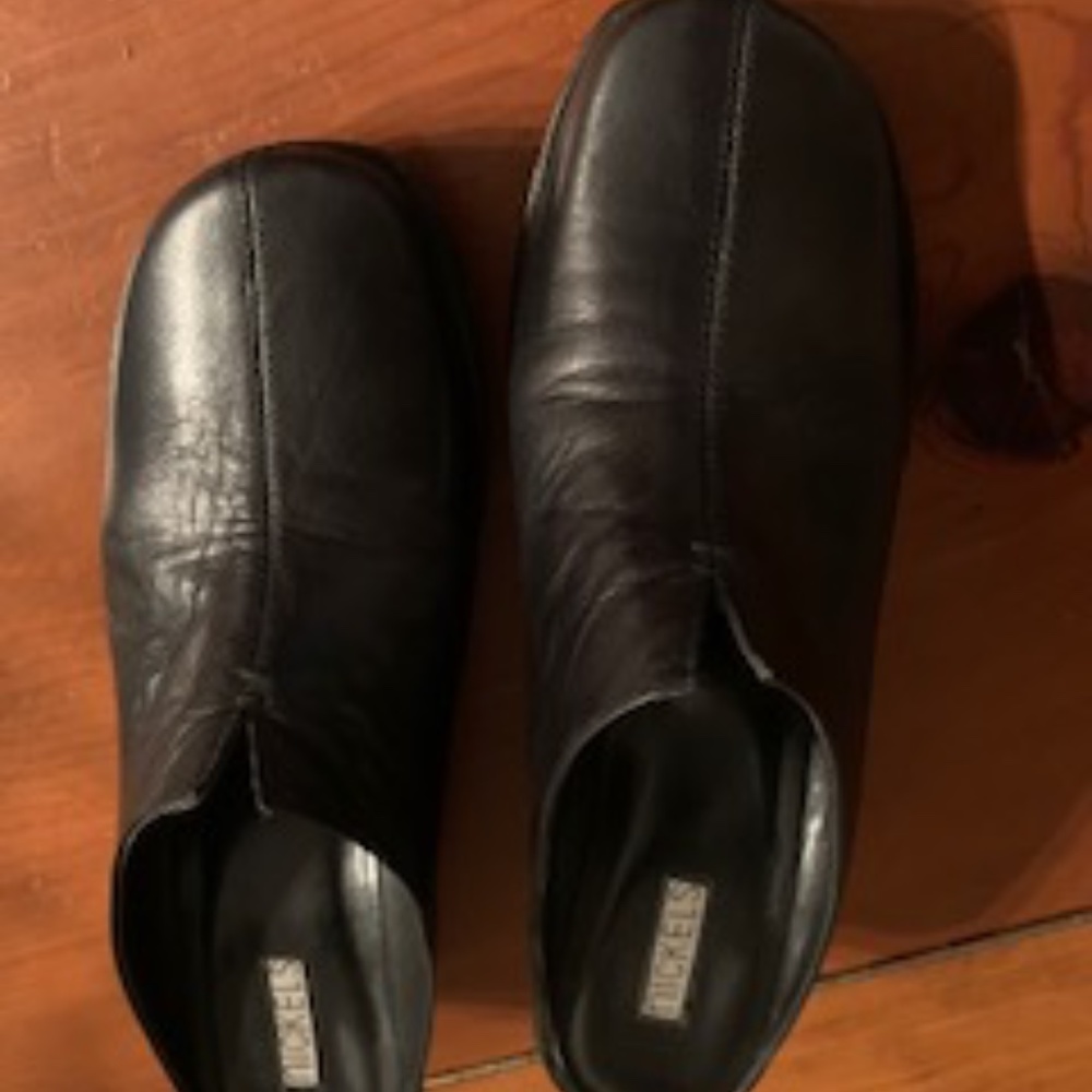 Nickels Vamoose Wedge Shoes 9.5M Black